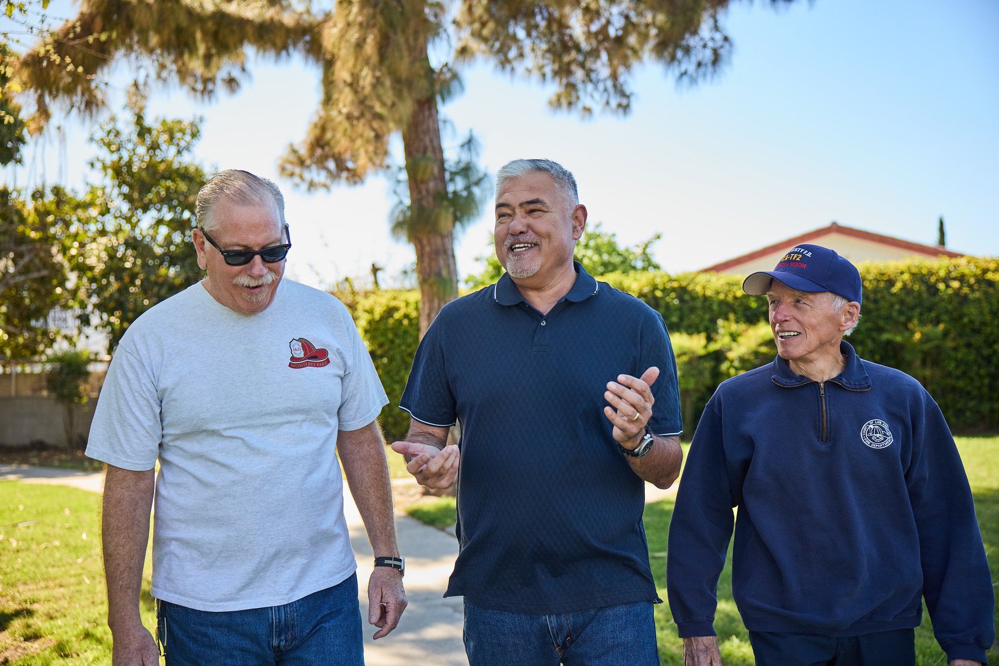 Randy with neighbors