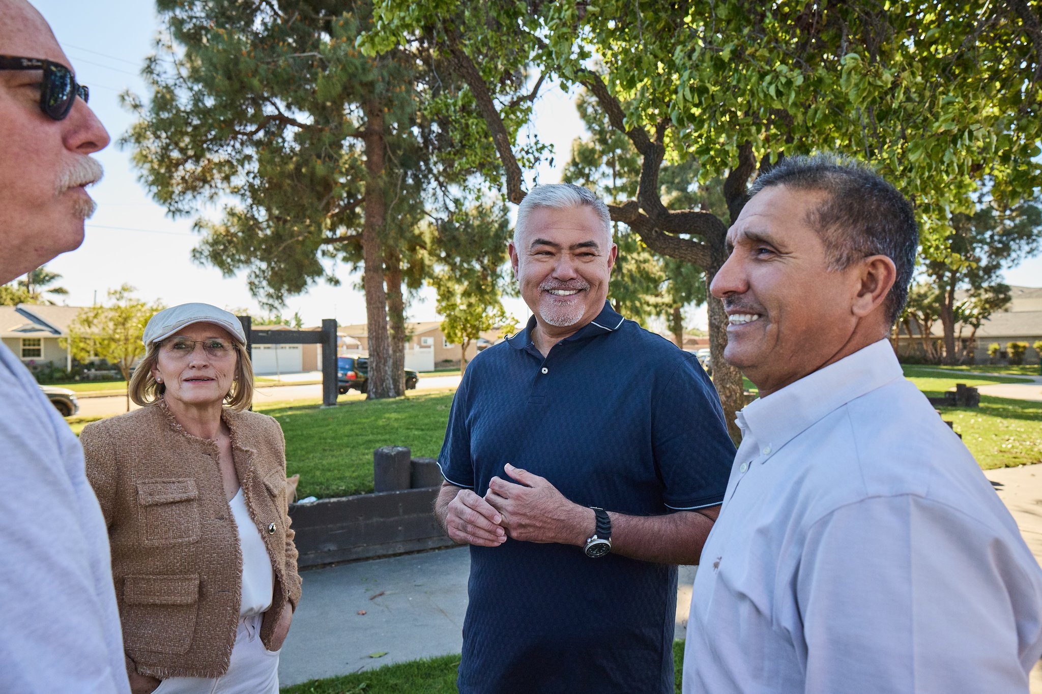 Randy Harper with Cypress neighbors
